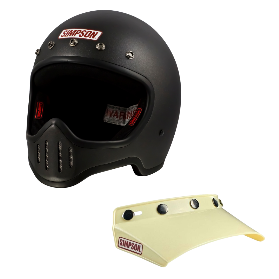 SIMSPON M50 61-62cm ストーンブラック　装飾用 SIMPSONヘルメット公認オンラインストア