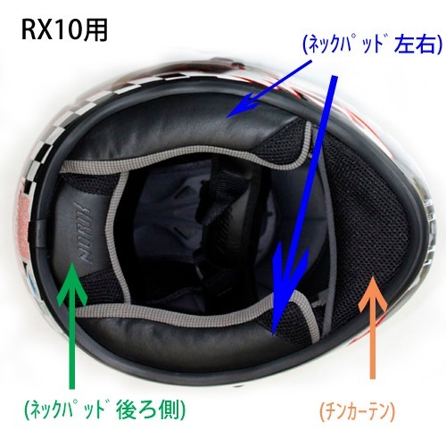 ネックパッド後ろ側 RX-10用