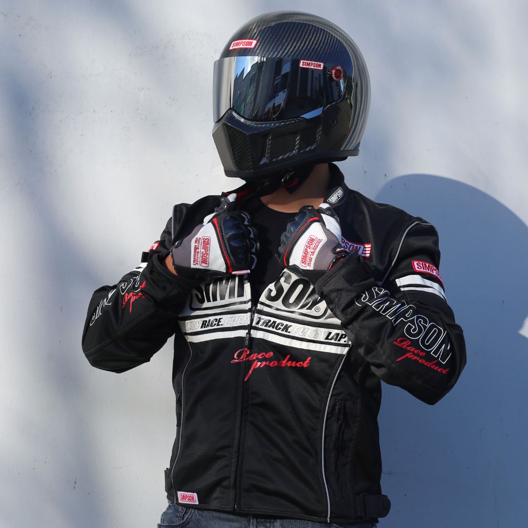 SIMPSON NSM-C02 ライダース メッシュジャケット 春夏モデル