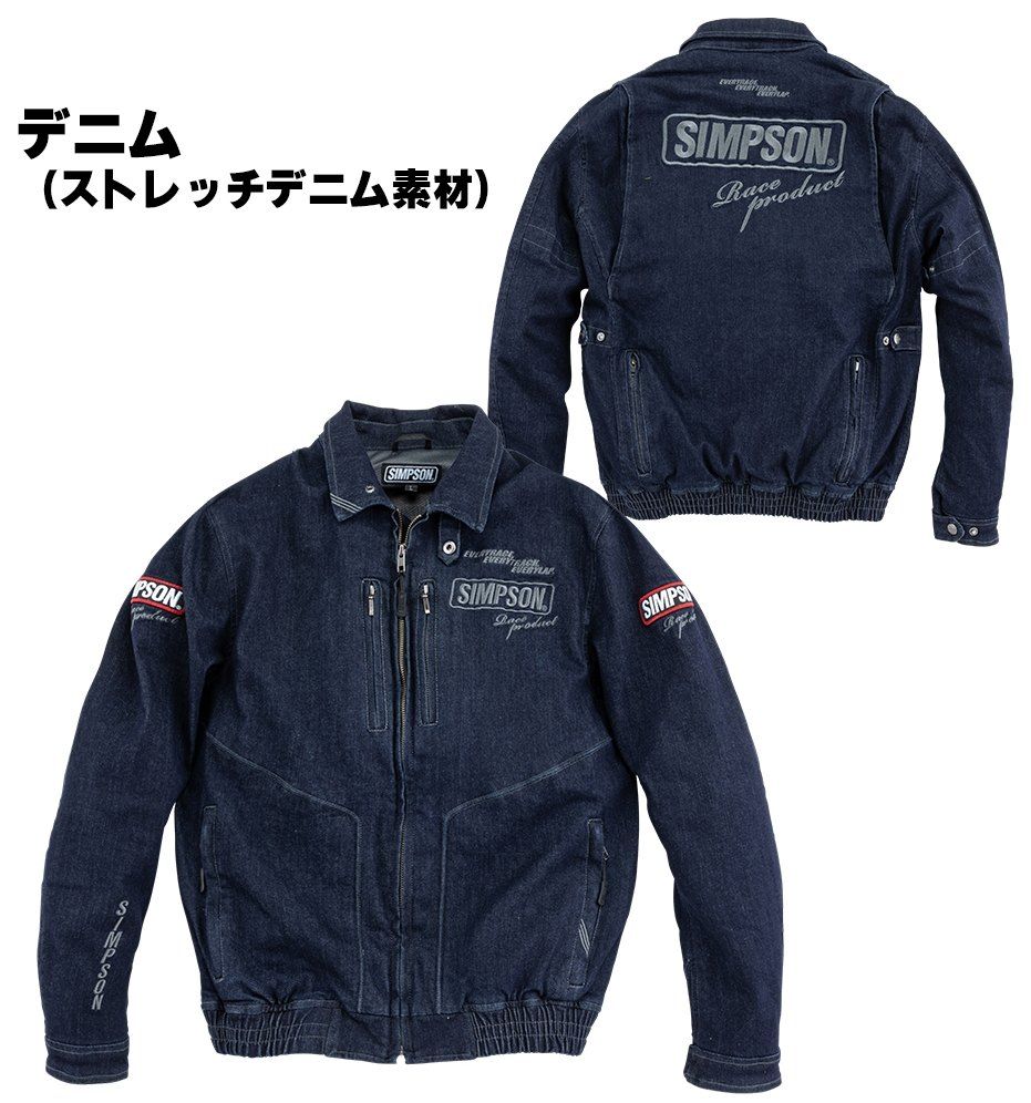 SIMPSON NSM-C03 ライダース スイングトップ 春夏モデル