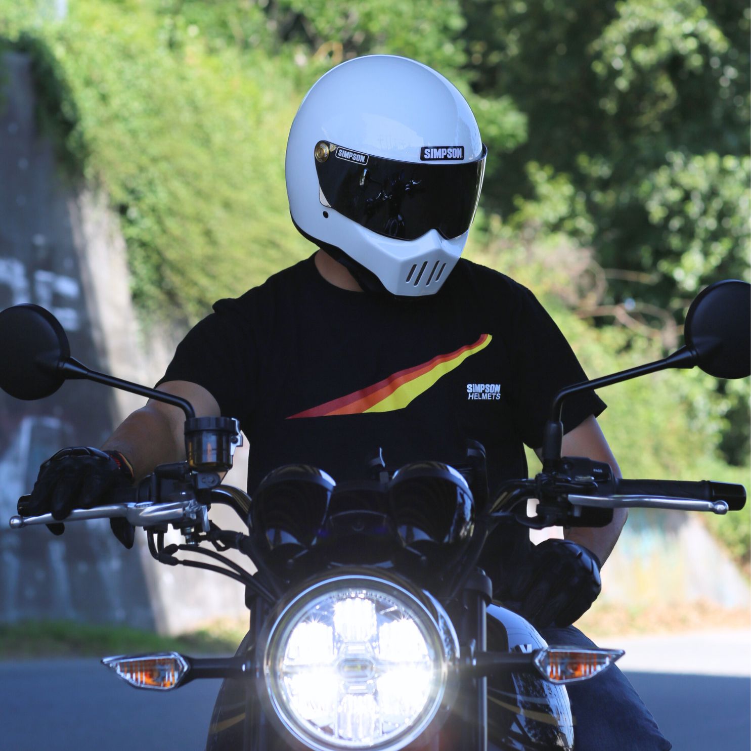 シンプソン　RX1 ブラック SIMPSON（バイク） シンプソン RX1 （ブラック） バイク用フル