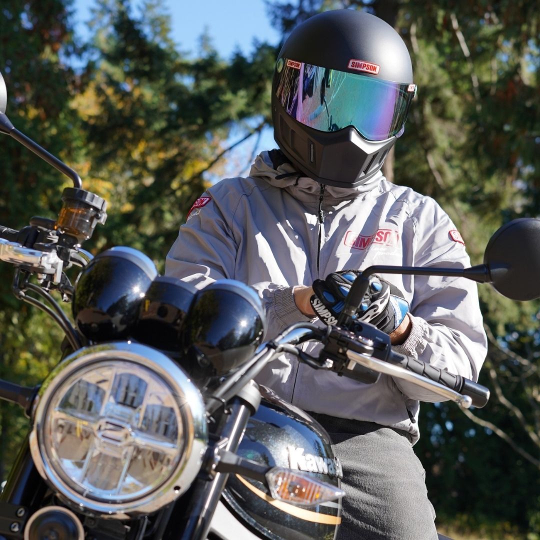 SIMPSON NSM-C08 ライトウェイト ナイロンフーディー 春夏モデル