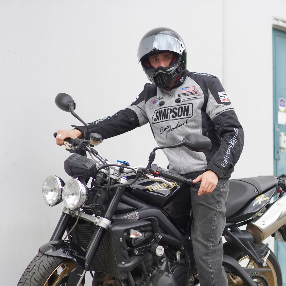 SIMSON メッシュジャケット 夏用 SIMPSON（バイク） 新製品 シンプソンジャケット NSM-e01 春夏
