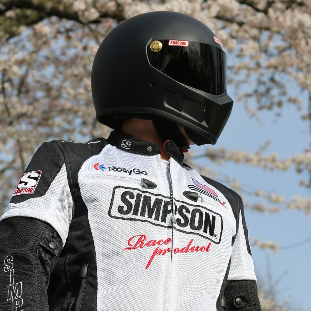 SIMPSON NSM-E01 ライダース メッシュジャケット 春夏モデル｜SIMPSON