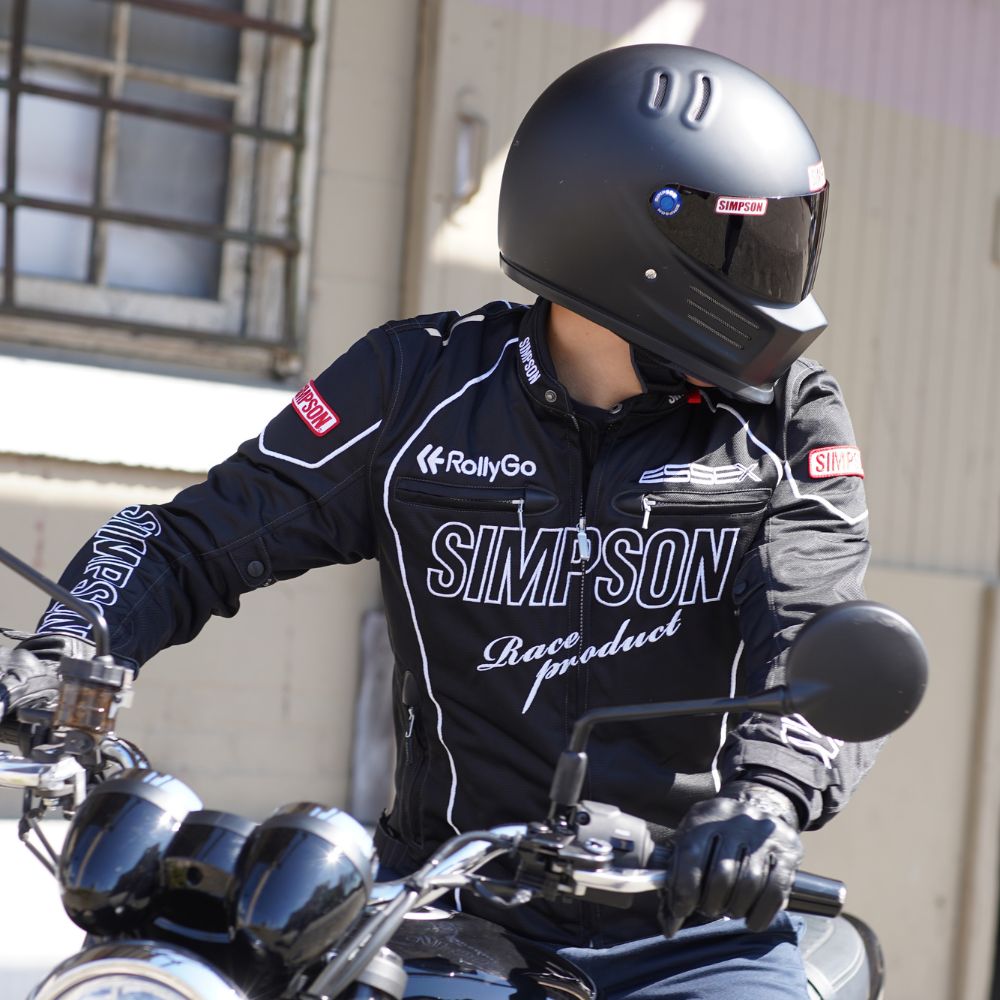SIMPSON NSM-E02 ライダース メッシュジャケット 春夏モデル｜SIMPSON