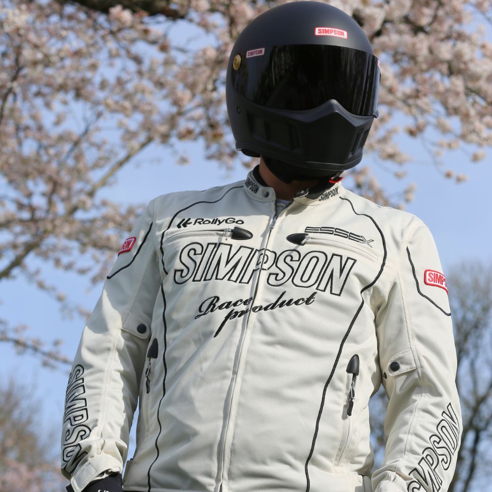 SIMPSON NSM-E02 ライダース メッシュジャケット 春夏モデル｜SIMPSON