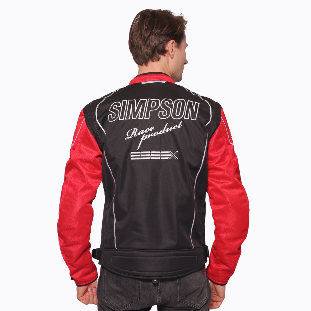 SIMPSON NSM-E02 ライダース メッシュジャケット 春夏モデル｜SIMPSON