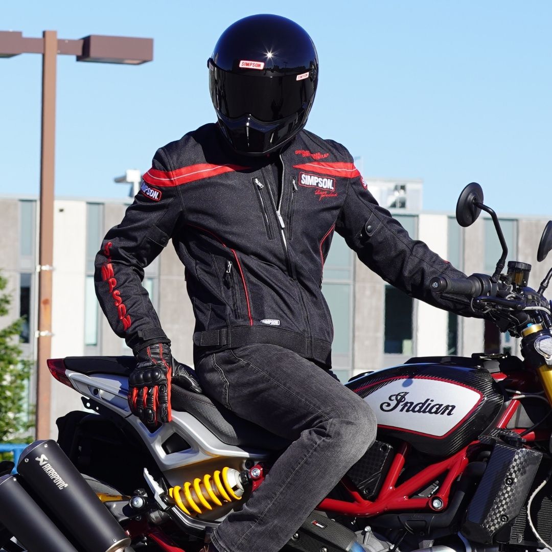 【SIMPSON 】バイク用ジャケット秋冬 SIMPSONヘルメット公認オンラインストア