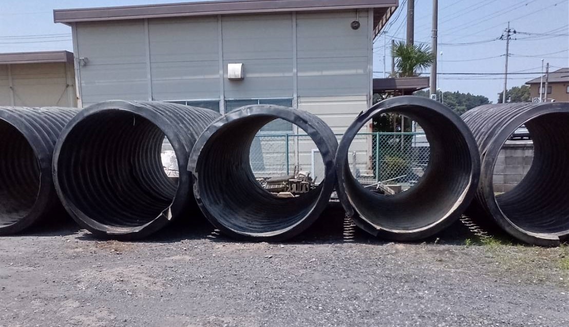 高密度ポリエチレン管ダブル 暗渠管 Φ1650-4.5M｜資材館.com