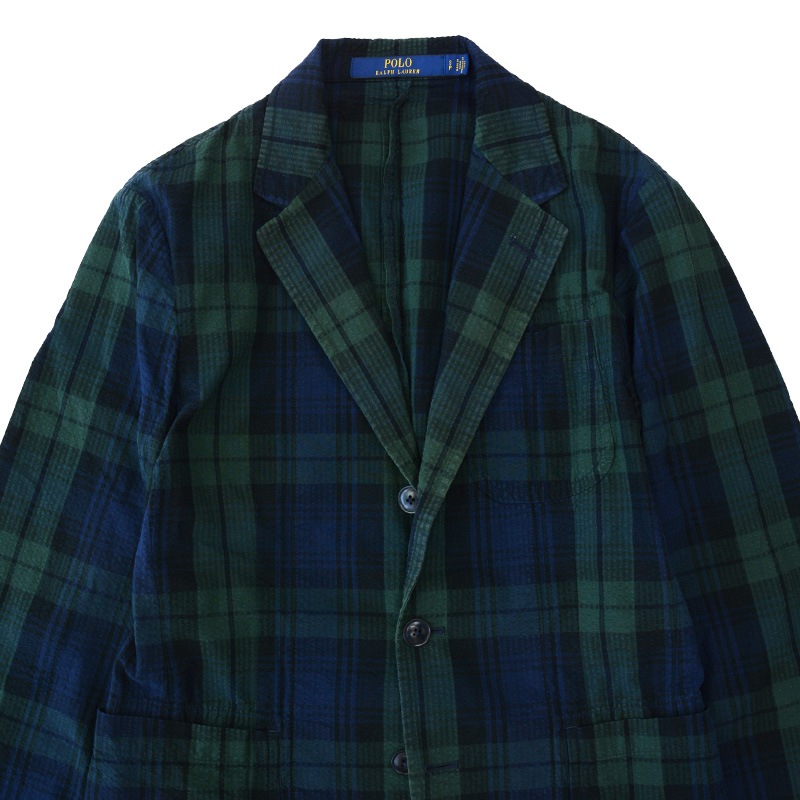 ラルフローレン シアサッカーメンズジャケット RALPH LAUREN｜Polo ソフト モダン ニット シアサッカー