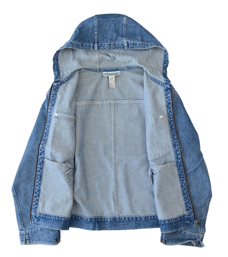 Levi's SPORT JEANS デニムジャケット フード Jones Wear Sport フード付きデニムJKT 表記(L) | + used +