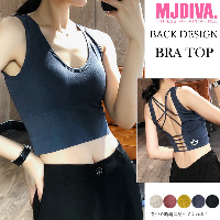 MJDIVA◆SEXYバッククロスミドル丈ブラトップ5カラー|Ladie's tops
