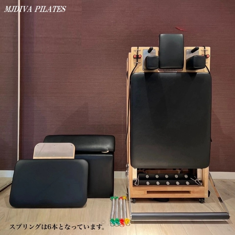 送料別途ご相談】MJDIVA Foldable wood Pilates Reformer 折畳式