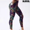 MIXゼブラ柄スマホポケット付きレギンス【送料無料】　【即日配送】美尻 美脚 フィットネスウェア スポーツウェア 筋トレ  脚長効果 インスタ映え 筋トレ女子 ズンバ レスミルズ ダンス フィットネス