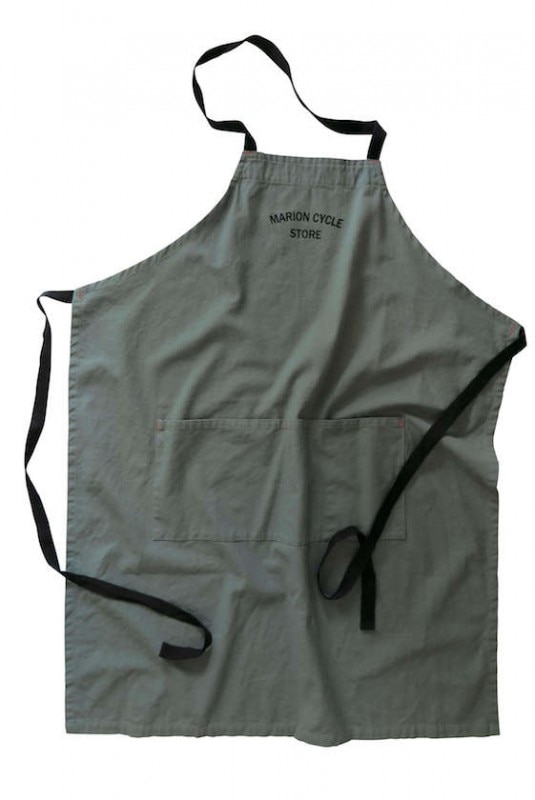 WORK APRON-D  GRY-MARION
