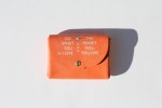 STORE ONLY MINI LEATHER WALLET-DELIFE  ORANGE