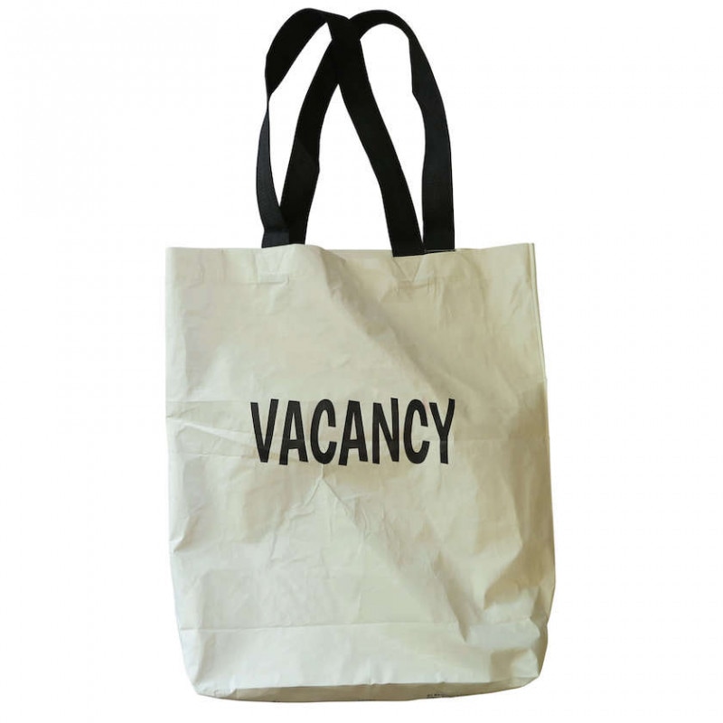 VACANCY BAG-A  BLACK LOGO
