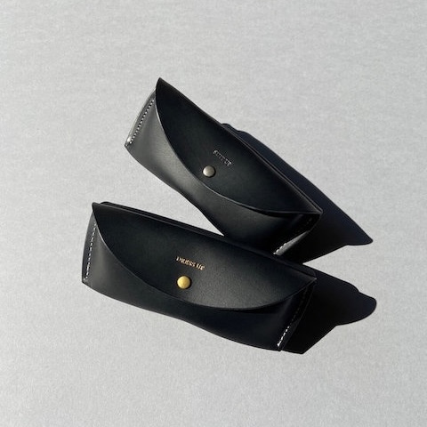【STORE ONLY】 DOUBLE GLASS CASE-DELIFE  BLACK