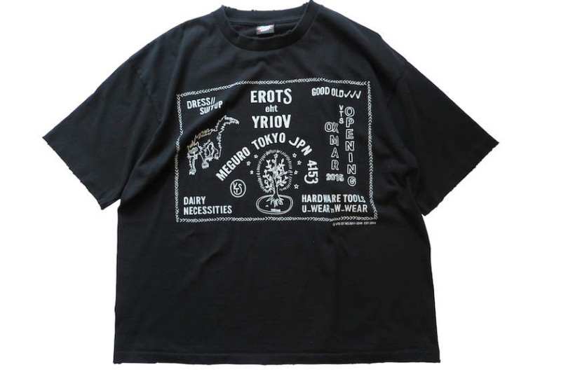 VTS DAMAGE TEE-SS  XL-BLACK