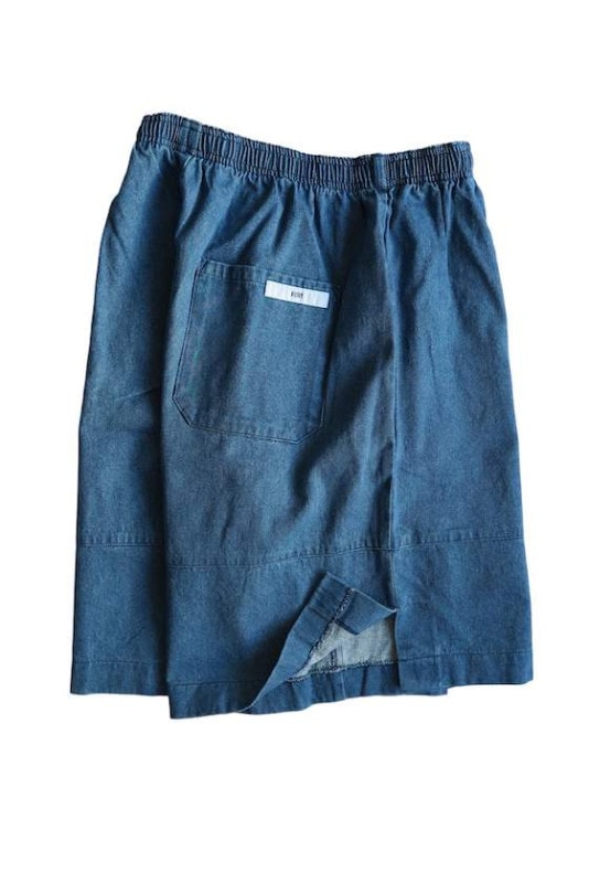 D.P SHORTS-DENIM  MID BLUE