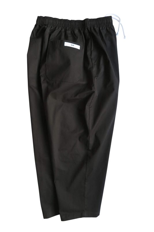 SUNDAY PANTS-BACK SATIN  BLACK