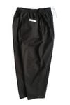 SUNDAY PANTS-BACK SATIN  BLACK