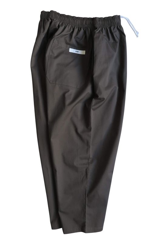 SUNDAY PANTS-BACK SATIN  CHARCOAL GRAY
