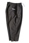 SUNDAY PANTS-BACK SATIN  CHARCOAL GRAY