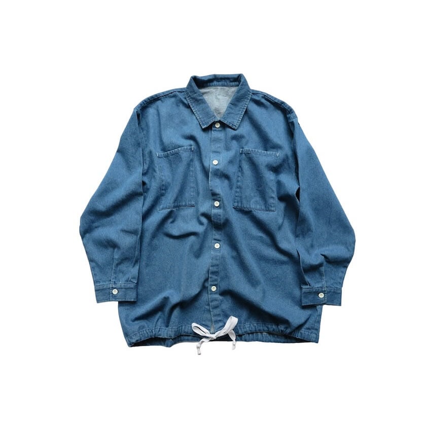 D.S CORD-LS_DENIM  MID BLUE