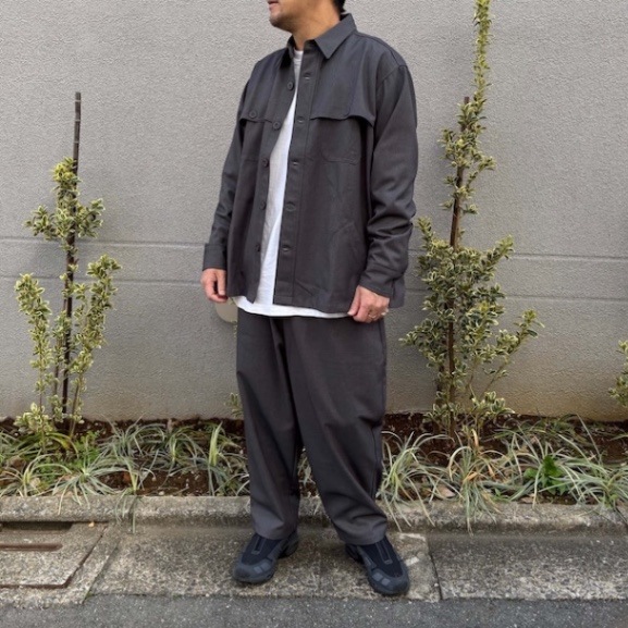 SUNDAY PANTS-TR TWILL C-GRAY | ORIGINALS,SUNDAY PANTS | VOIRY STORE