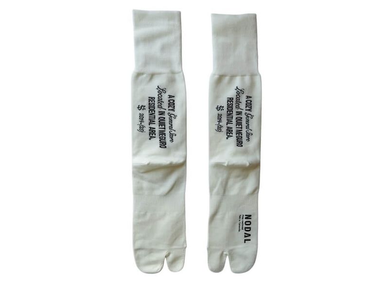 STORE ONLYVTS LOGO SOCKS-NODAL  WHITE