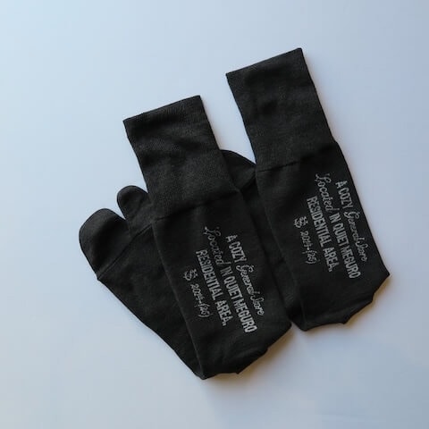 【STORE ONLY】VTS LOGO SOCKS-NODAL  BLACK