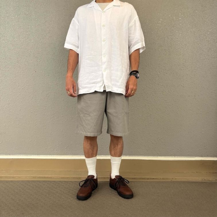 D.P BASIC SHORTS-25A  L-GRAY