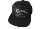 STORE ONLYPART-TIME CAP  BLACK&RED