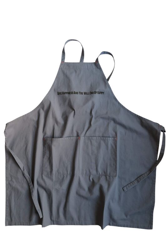 BASIC APRON-C  GIVE HAPPINESS