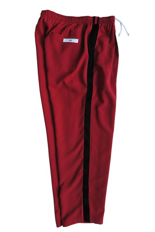 SCHOOL PANTS-F  BUR/BLK