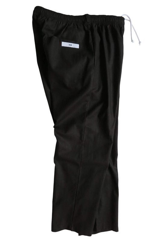 DOCTOR PANTS-C/LINEN  BLACK