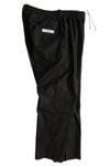 DOCTOR PANTS-C/LINEN  BLACK