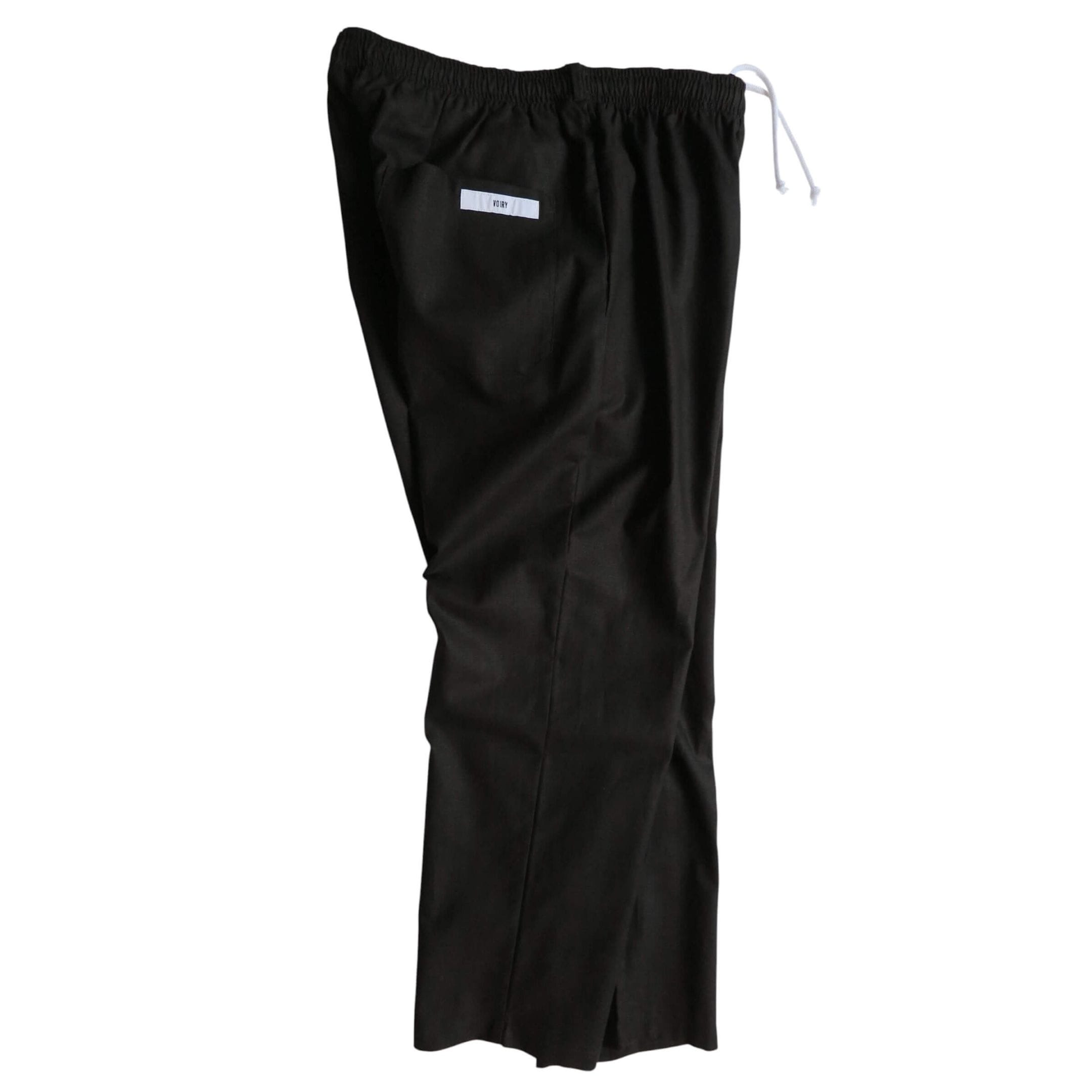 DOCTOR PANTS-C/LINEN  BLACK