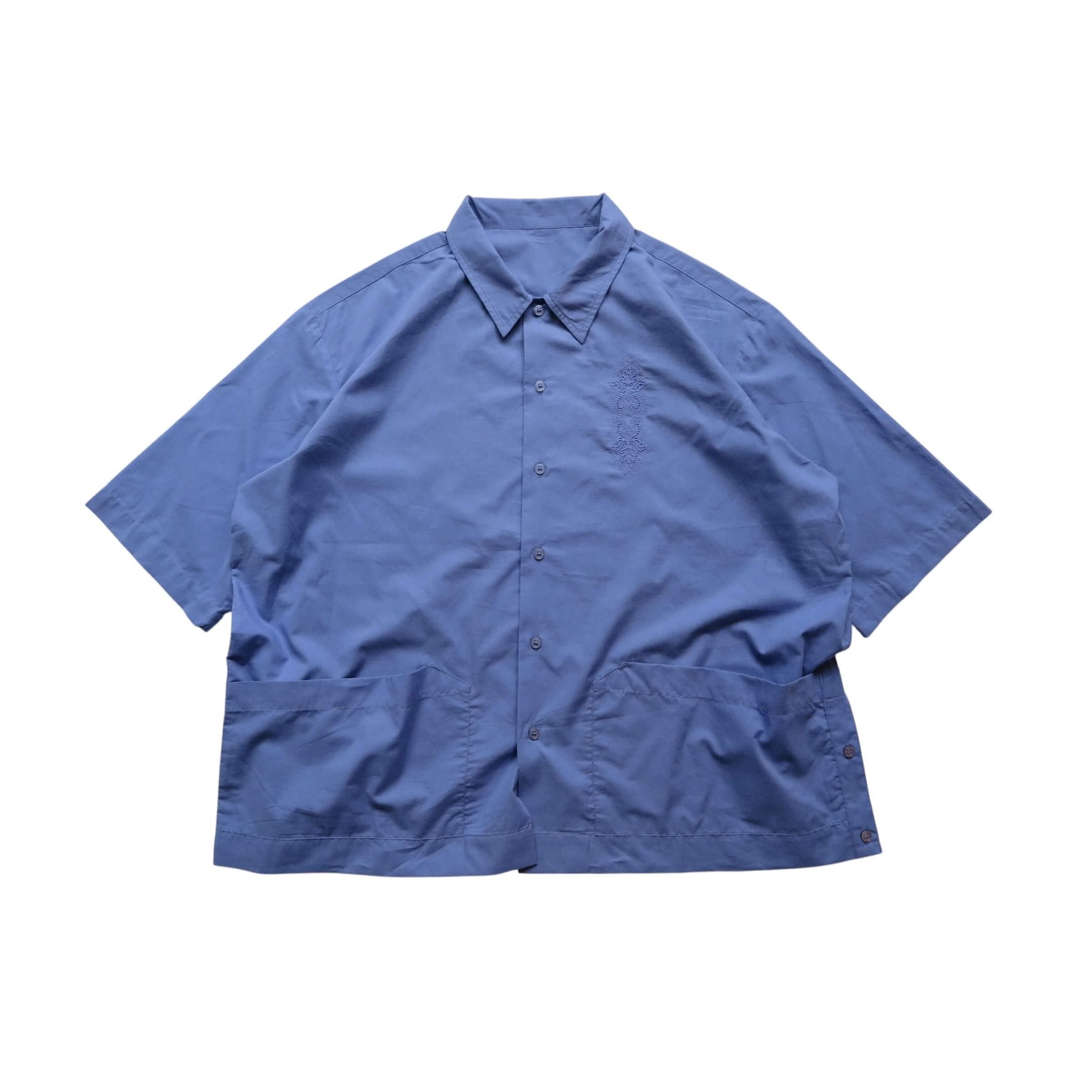 CB SHIRTS-S/S_B  F-BLUE
