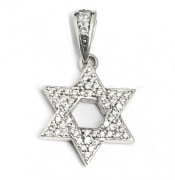 New Star of David w/Pave CZ【本国オーダー・受注生産】【お問い合わせ商品】