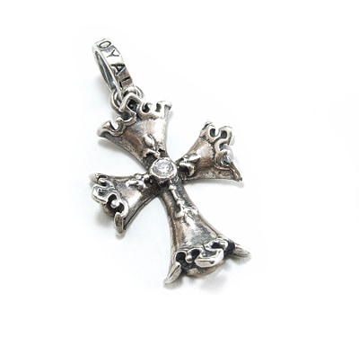 【本国オーダー・受注生産】CARMELENGO CROSS CHARM W/CZ