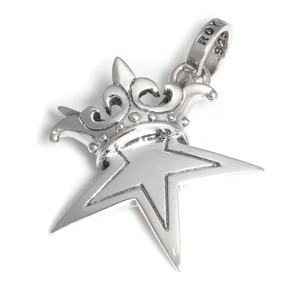 ロイヤルオーダー SMALL STAR w CROWN w Paved CZ 詳細ページ