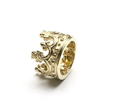 【本国オーダー・受注生産】TINY CROWN PENDANT 10KGOLD