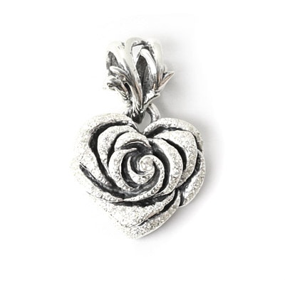 【本国オーダー・受注生産】Heart Rose (New) with Pave CZ