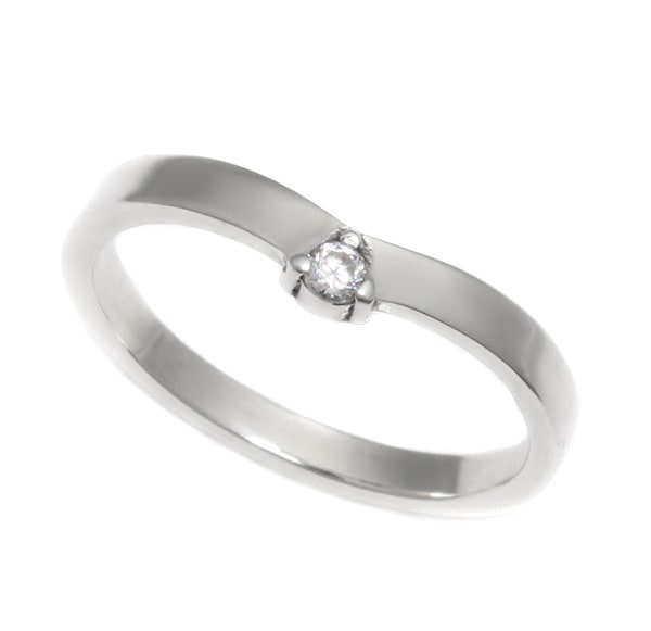 【本国オーダー・受注生産】DELICATE TIARA BAND W 1BIG CZ