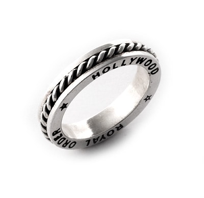  ORDER リング 指輪 ROMAN SPACER BAND ロイヤルオーダー 【本国オーダー・受注生産】ROMAN SPACER RING