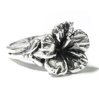 【本国オーダー・受注生産】PARADISE HIBISCUS SOLITAIRE