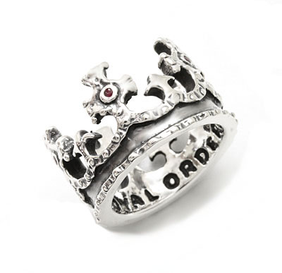 【本国オーダー・受注生産】ROYAL CROWN W/Rubies sz 6 and 10