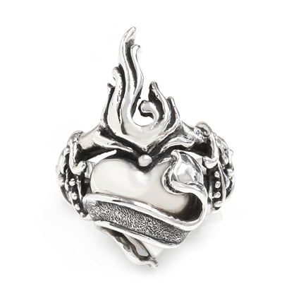【本国オーダー・受注生産】Flaming Heart Ring